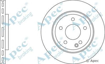 APEC BRAKING dsk2094 -  Тормозной диск